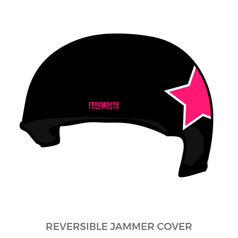 North Star Roller Derby Delta Delta Di: 2018 Jammer Helmet Cover (Black)