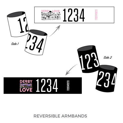 Derby Love: Reversible Armbands