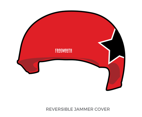 Detroit Roller Derby Travel Team: Jammer Helmet Cover (Red)