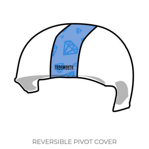 Gotham Roller Derby Diamond District: 2019 Pivot Helmet Cover (White)