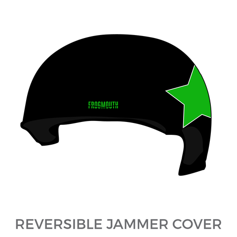 Diamond State Roller Derby: 2019 Jammer Helmet Cover (Black)