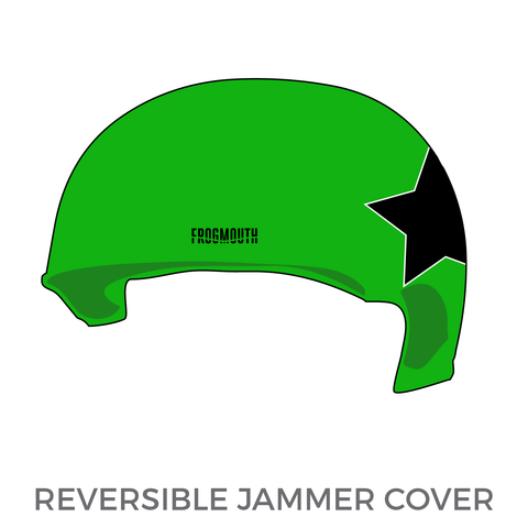 Diamond State Roller Derby: 2019 Jammer Helmet Cover (Green)