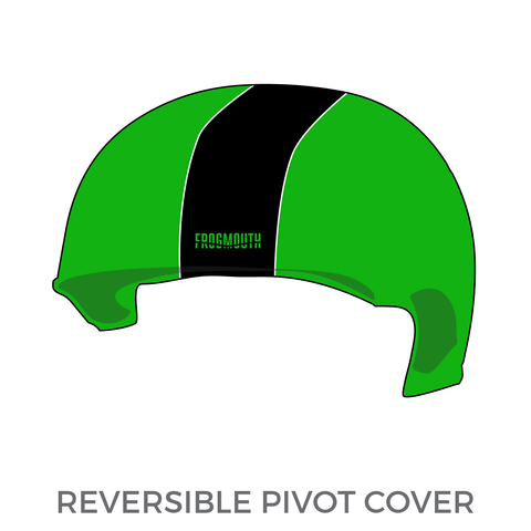 Diamond State Roller Derby: 2019 Pivot Helmet Cover (Green)