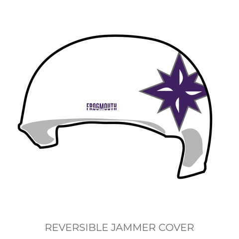 Dirty Jersey Roller Derby: Jammer Helmet Cover (White)