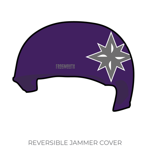 Dirty Jersey Roller Derby: Jammer Helmet Cover (Purple)