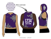 Dirty Jersey Roller Derby: Uniform Sleeveless Hoodie