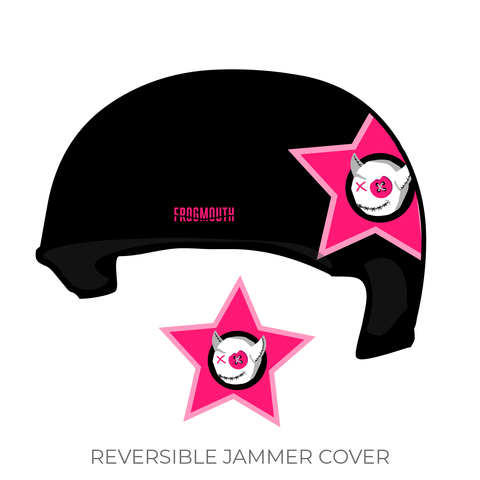 Queen City Roller Derby Devil Dollies: Jammer Helmet Cover (Black)