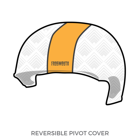 Downtown Derby Dolls: Pivot Helmet Cover (White)