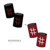Dub City Roller Derby: Reversible Armbands (Maroon/Black)