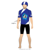 Roller Derby Quebec Les Duchesses: Reversible Uniform Jersey (BlueR/WhiteR)