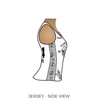 Duke City Roller Derby Marionettes: Reversible Uniform Jersey (BlackR/WhiteR)