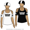 Durham Region Roller Derby Atom Smashers: Reversible Scrimmage Jersey (White Ash / Black Ash)
