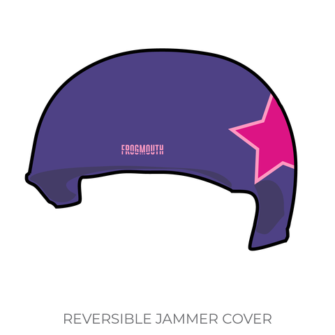 Jacksonville Roller Derby Duval Derby Dames: 2019 Jammer Helmet Cover (Purple)
