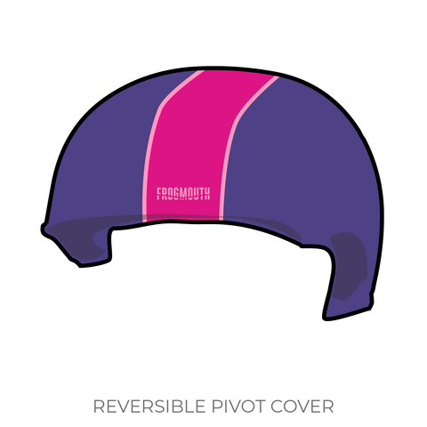 Jacksonville Roller Derby Duval Derby Dames: 2019 Pivot Helmet Cover (Purple)
