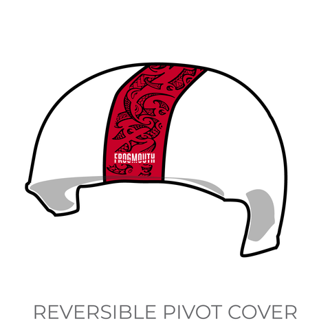 Echo City Knockouts Roller Derby: Pivot Helmet Cover (White)