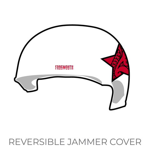 Echo City Knockouts Roller Derby: Jammer Helmet Cover (White)