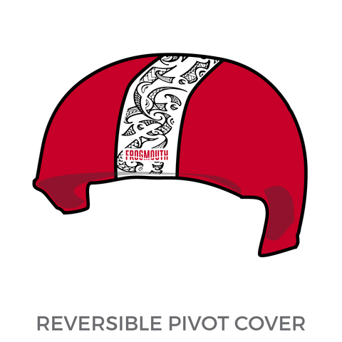 Echo City Knockouts Roller Derby: Pivot Helmet Cover (Red)