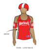 Echo City Knockouts Roller Derby: Uniform Jersey (Red)