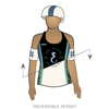 Humbolt Roller Derby Eel River Rollers: Reversible Uniform Jersey (BlackR/WhiteR)