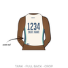 Humbolt Roller Derby Eel River Rollers: 2019 Uniform Jersey (White)