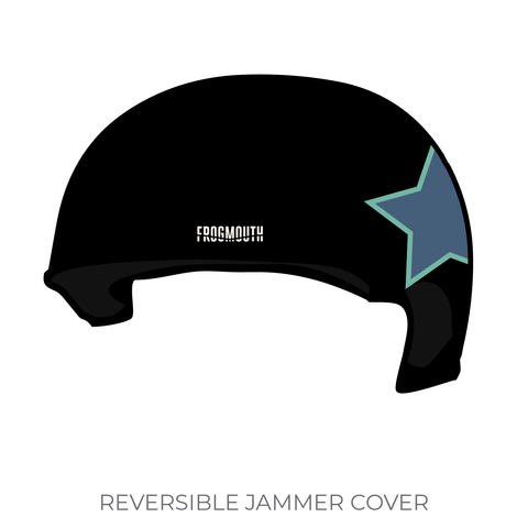 Humbolt Roller Derby Eel River Rollers: 2019 Jammer Helmet Cover (Black)