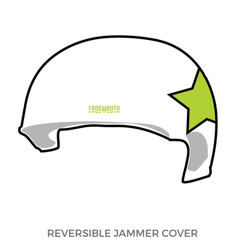 Elevated Roller Derby: Jammer Helmet Cover (White)