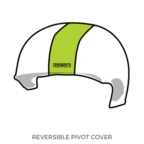 Elevated Roller Derby: Pivot Helmet Cover (White)