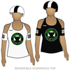 Emerald City Roller Derby: Reversible Scrimmage Jersey (White Ash / Black Ash)