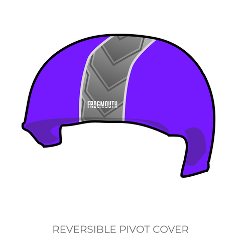 Enchanted Valkyries Roller Derby: 2019 Pivot Helmet Cover (Purple)