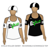 E-Ville Roller Derby: Reversible Scrimmage Jersey (White Ash / Black Ash)
