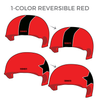 L.A. Derby Dolls Fight Crew: Two Pairs of 1-Color Reversible Helmet Covers