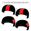 L.A. Derby Dolls Fight Crew: Two Pairs of 1-Color Reversible Helmet Covers