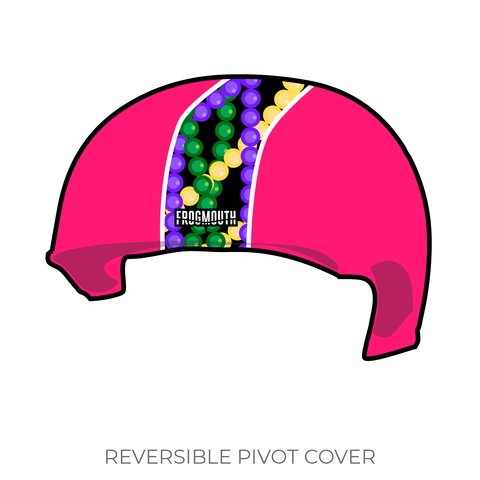 Red Stick Roller Derby Spanish Town Flamingos: 2018 Pivot Helmet Cover (Pink)