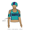 Flathead Valley Roller Derby Big Mountain Misfits: 2019 Uniform Jersey (Teal)
