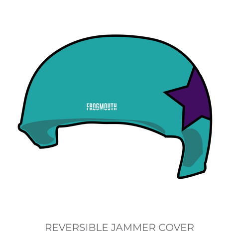 Flathead Valley Roller Derby Big Mountain Misfits: 2019 Jammer Helmet Cover (Teal)