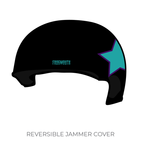 Flathead Valley Roller Derby Big Mountain Misfits: 2019 Jammer Helmet Cover (Black)