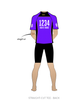 Fountain City Roller Derby Royal Pains: 2019 Uniform Jersey (Purple)