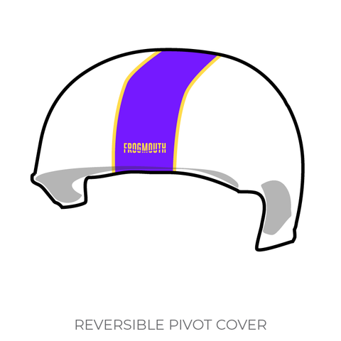 Fountain City Roller Derby Royal Pains: 2019 Pivot Helmet Cover (White)