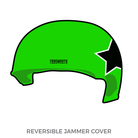 Cheyenne Roller Derby Fronterrors: 2018 Jammer Helmet Cover (Green)