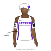 Gem City Roller Derby B and C Team: Uniform Jersey (White)