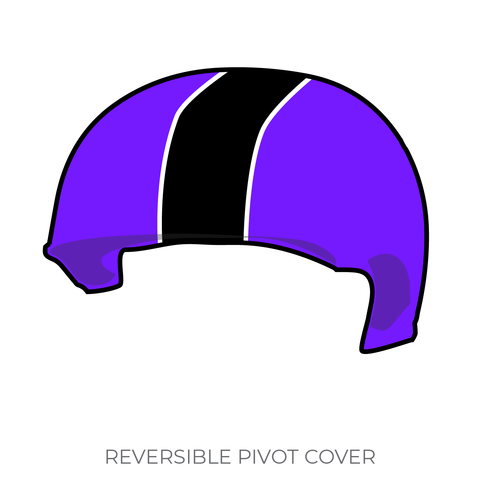 Gem City Roller Derby: 2019 Pivot Helmet Cover (Purple)