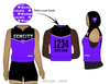 Gem City Roller Derby: 2019 Uniform Sleeveless Hoodie
