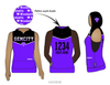 Gem City Roller Derby: 2019 Uniform Sleeveless Hoodie