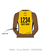 Glasgow Roller Derby Travel Teams: Uniform Jersey (Yellow)