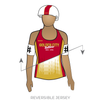 Golden City Rollers: Reversible Uniform Jersey (RedR/WhiteR)