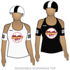 Golden City Rollers: Reversible Scrimmage Jersey (White Ash / Black Ash)