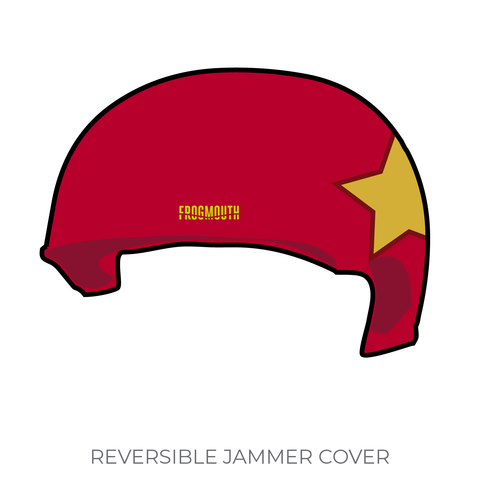 Golden City Rollers: Jammer Helmet Cover (Red)
