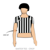 Gotham Roller Derby Skating Officials: Uniform Jersey (Referee Stripes)