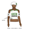 Green Mountain Roller Derby: 2018 Uniform Jersey (White)