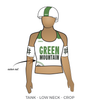 Green Mountain Roller Derby: 2018 Uniform Jersey (White)